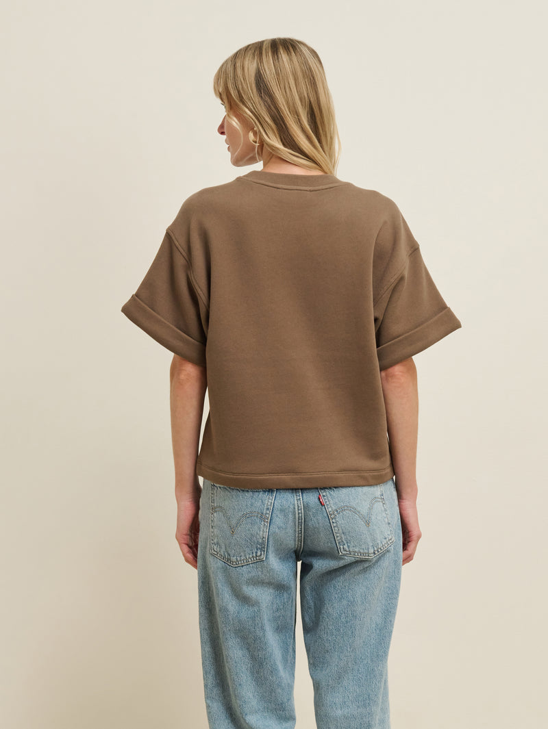 Nation "Bane" Sweatshirt Tee-Military Brown