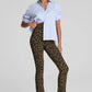 Spanx SPANXsupersmooth™ PerfectFit Ponte Micro Flare Pant-Light Leopard Print