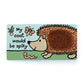 Jellycat "If I Were a Hedgehog" Book