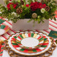 Sophistiplate “Joyful Christmas” Scalloped Salad Plate