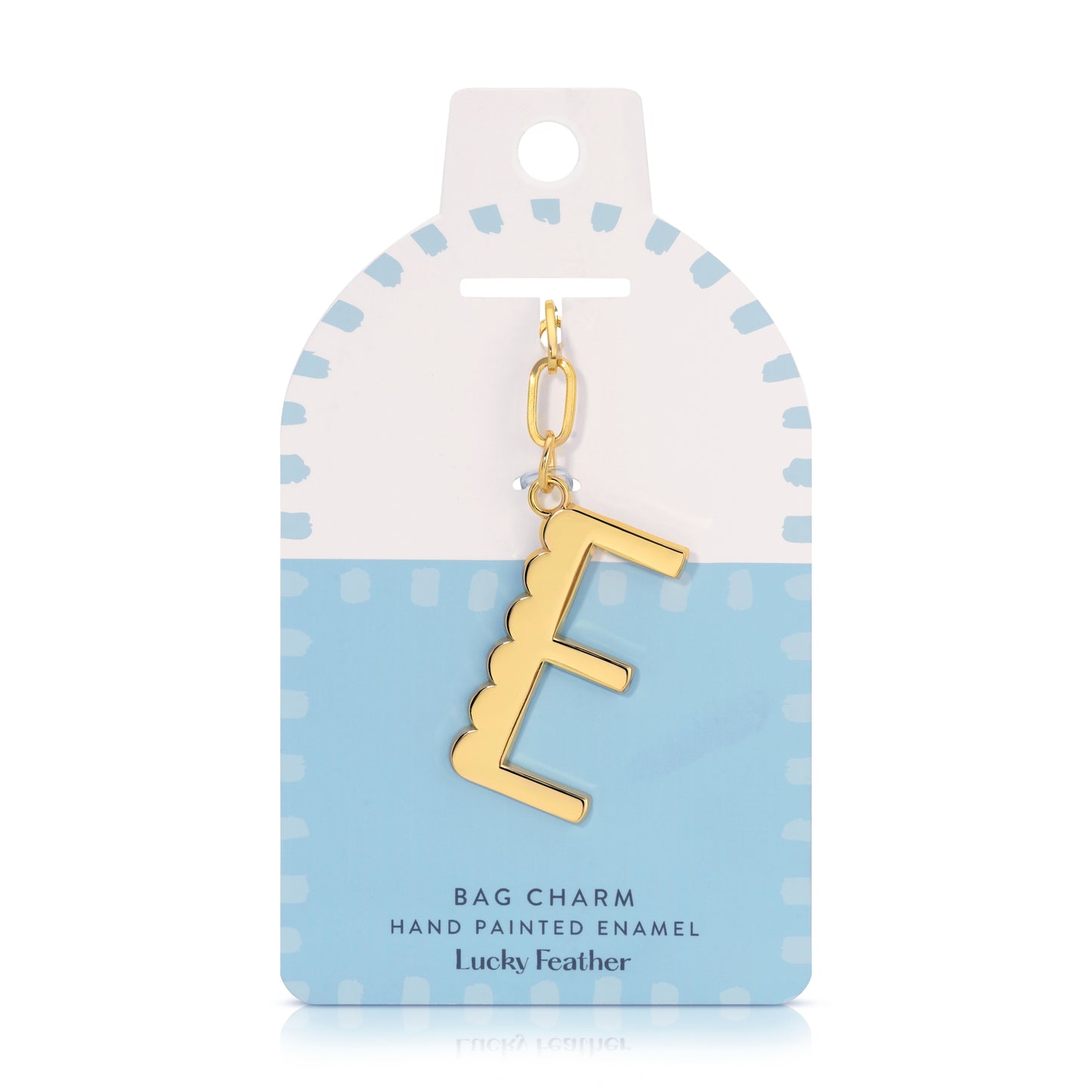Lucky Feather Bag Charm Letters