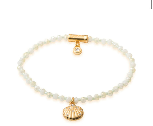Spartina 449 Twinkle Stretch Bracelet-Light Mint/Shell
