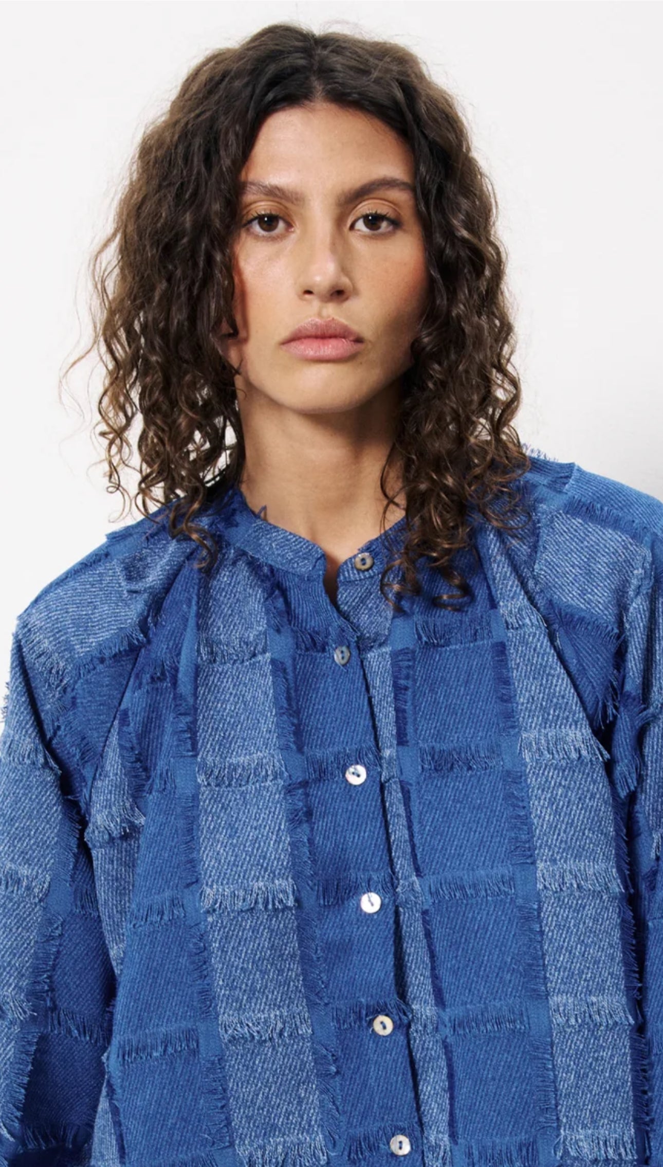 FRNCH "Elianne" Blouse-Bleu Electrique