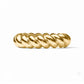 Julie Vos “Ravello” Statement Hinge Bangle -Gold
