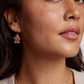 Kendra Scott Gingerbread Drop Earring-Gold Brown Goldstone