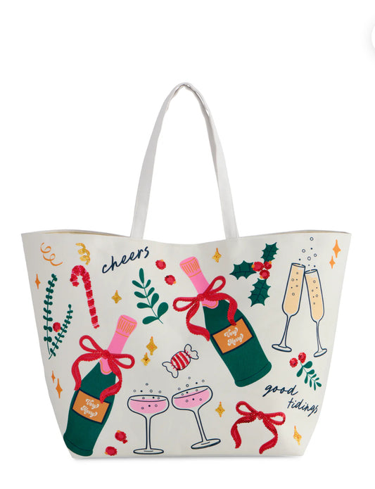 Shiraleah "Bubbles" Gifting Tote-White