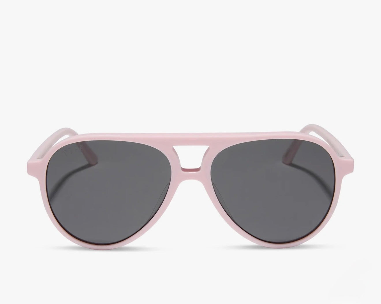 Diff Eyewear “Tosca II” Powder Pink Grey Sunglasses