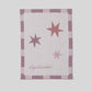 Barefoot Dreams CozyChic® Starry Daydreamer Stroller Blanket-Teaberry Multi
