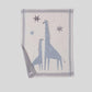 Barefoot Dreams CozyChic® Giraffe Stroller Blanket-Raindrop Multi