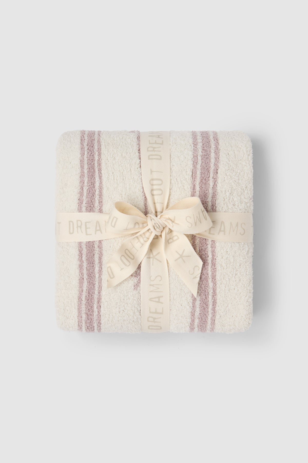 Barefoot Dreams CozyChic® Folklore Star Stroller Blanket- Faded Rose/Cream