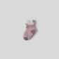 Barefoot Dreams CozyChic Lite® Baby Sock Stripe 2 pc. Set-Dusty Rose Multi