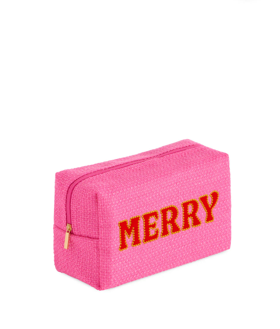 Shiraleah Mara “Merry" Zip Pouch-Pink