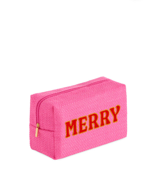 Shiraleah Mara “Merry" Zip Pouch-Pink