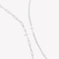 Rizen Mini Chain Breaker Cross Necklace-Silver