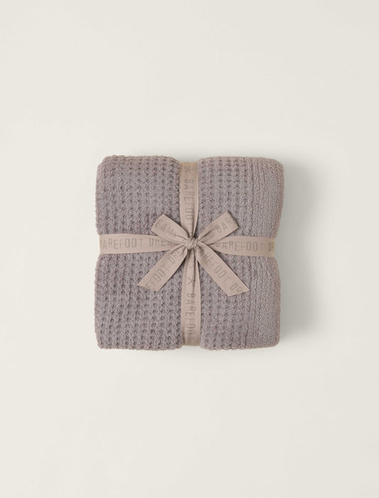 Barefoot Dreams CozyChic® Waffle Throw-Beach Rock