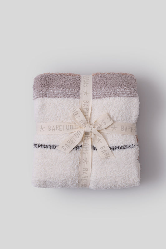 Barefoot Dreams CozyChic® Ombre Sarape Throw-Sable Multi