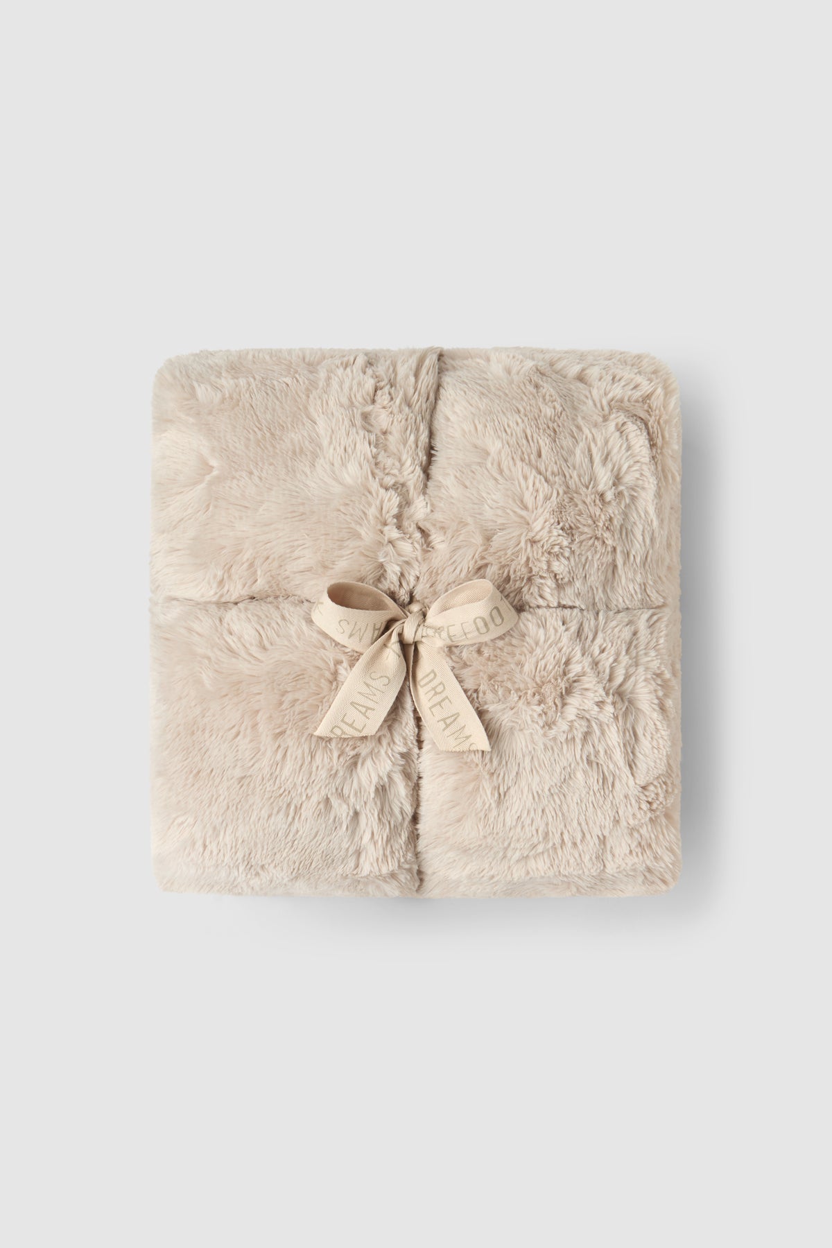 Barefoot Dreams Cloud Faux Fur Throw-Sandstone