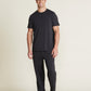Barefoot Dreams Men’s Malibu Collection® Triblend Pigment Washed Tee-Black