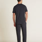 Barefoot Dreams Men’s Malibu Collection® Triblend Pigment Washed Tee-Black