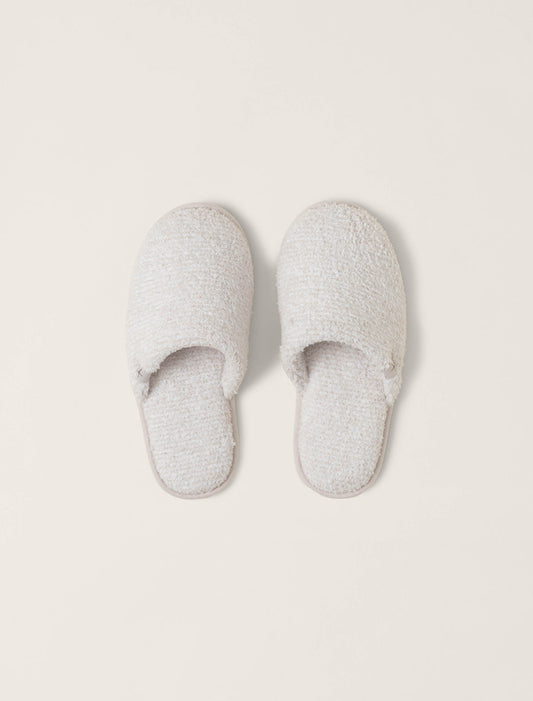 Barefoot Dreams CozyChic® Unisex Slipper- Stone/White