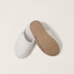 Barefoot Dreams CozyChic® Unisex Slipper- Stone/White