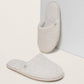 Barefoot Dreams CozyChic® Unisex Slipper- Stone/White