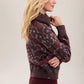 Barefoot Dreams Fairisle Half Zip Pullover-Umber Multi