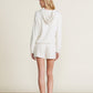 Barefoot Dreams Malibu Collection® Brushed Fleece Short-Heathered Stone