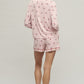 Barefoot Dreams Malibu Collection® Ultra Soft Jersey Womens Pajama Set- Cherry Print