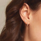 LeMel “Everyday CZ” Huggie Earrings-Silver