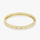 Melinda Maria “Ashley” Hinge Cuff-Gold/White