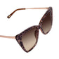 Diff Eyewear "Becky II" Leopard Tortoise + Brown Gradient