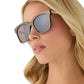 DIFF Eyewear "Bella" Moscow Mule Brown w/ Gold Flash Sunglasses
