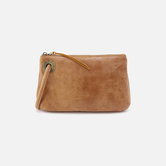 Hobo Bags “Daisy Daze” Large Wristlet - Whiskey