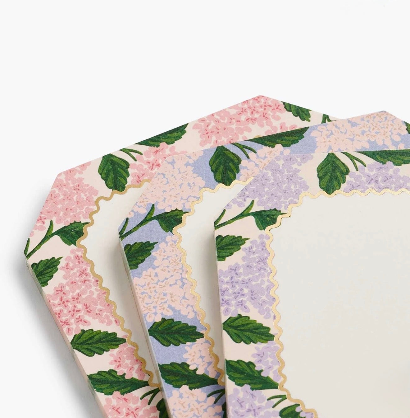 Rifle Paper Co. "Pink Hydrangea" Mini Notepads (Set of 3)