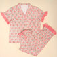 The Darling Effect Slumber Party Pajama Pants Set-Everbloom Dusty Rose