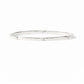 Julie Vos “Crescent” Bangle- Silver/Pearl