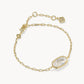 Kendra Scott Elaina Luxe Chain Bracelet -Gold White CZ