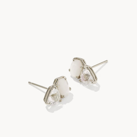 Kendra Scott Tatum Stud-Silver Neutral Mix