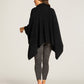 Barefoot Dreams CozyChic Lite® Wide Rib Travel Wrap-Black