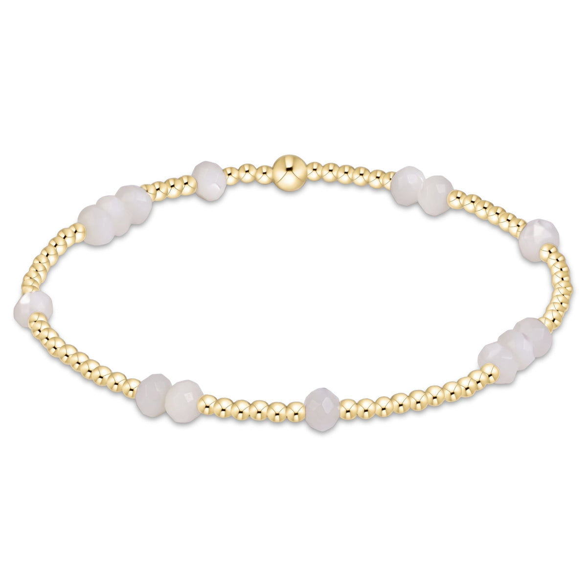 Enewton “Hope Unwritten Gemstone” 4mm Bracelet -Mother of Pearl