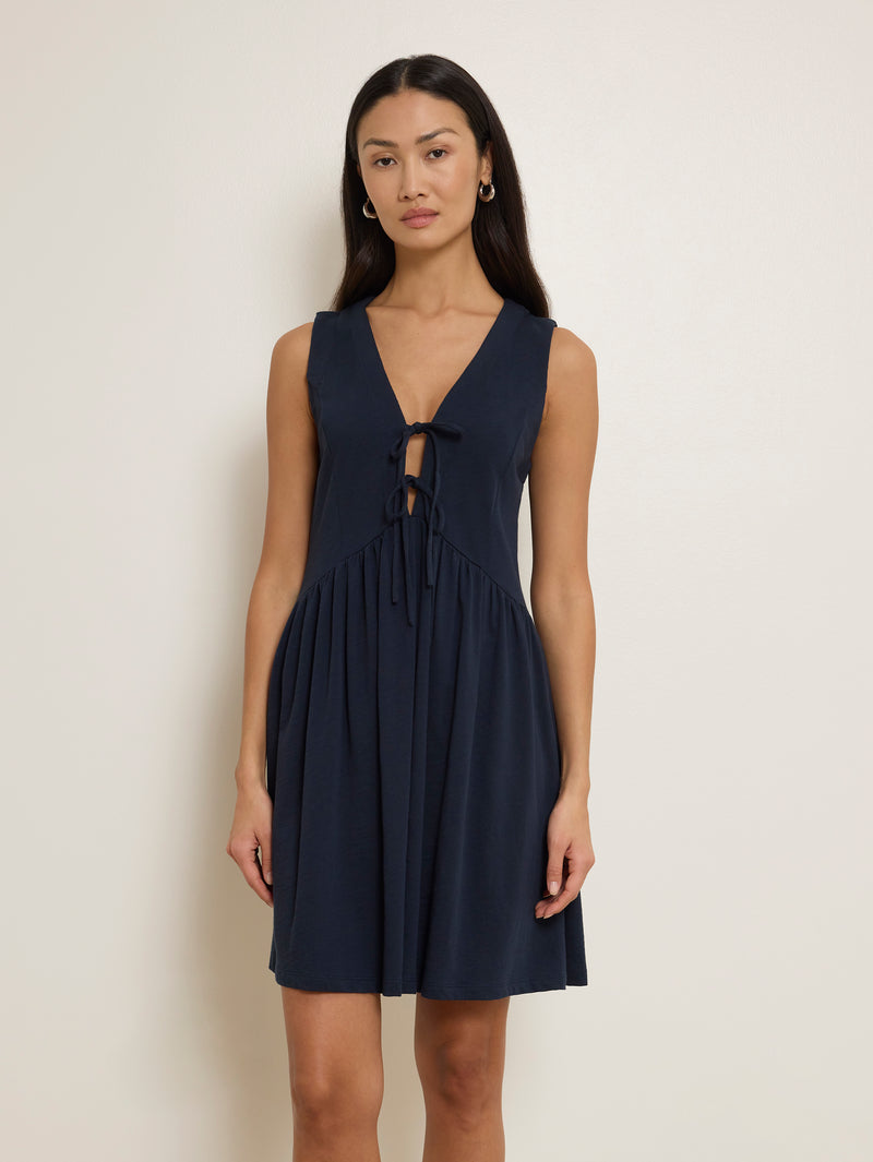 Nation LTD "Birdie" Mini Dress-Night Sky