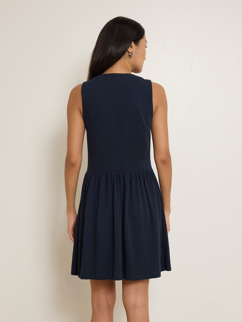 Nation LTD "Birdie" Mini Dress-Night Sky