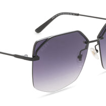 Diff Eyewear "Bree" Black + Grey Gradient