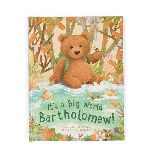 Jellycat "It's a Big World Bartholomew!" Book
