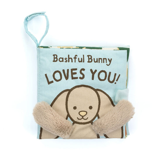 Jellycat "Bashful Bunny Loves You!" Soft Book