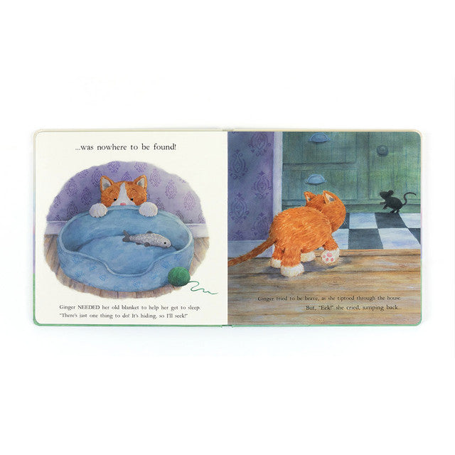 Jellycat "Ginger, the Courageous Kitten" Book