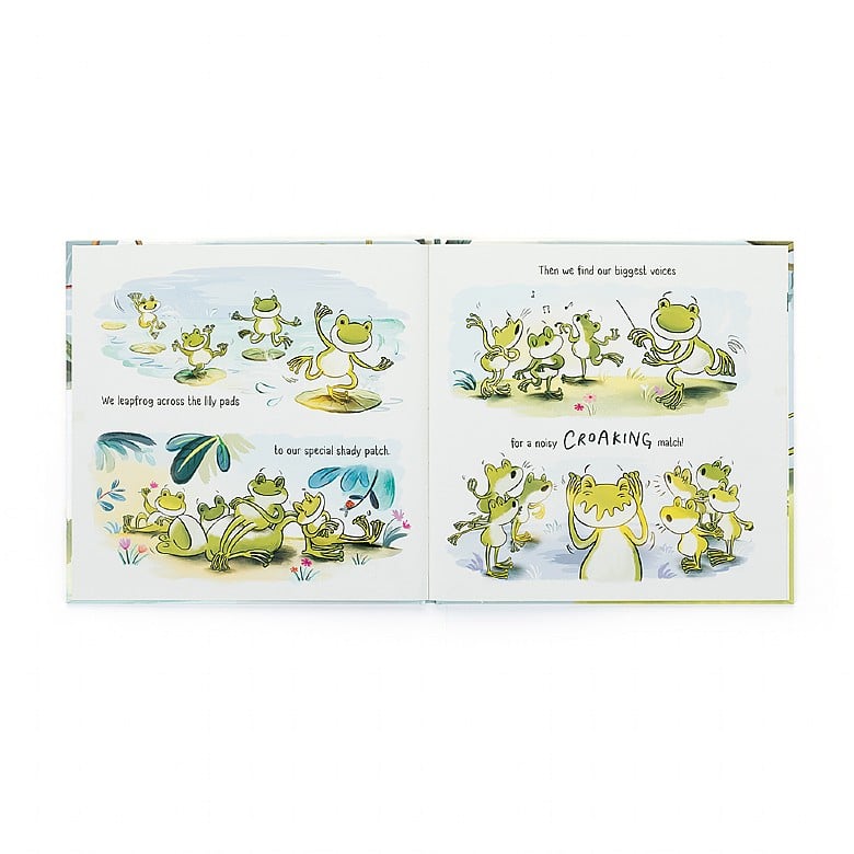 Jellycat "A Fantastic Day for Finnegan Frog" Book