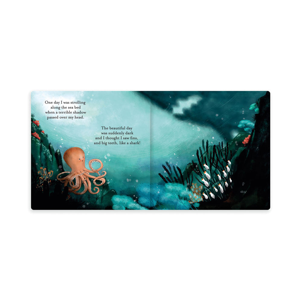 Jellycat "Odell, the Fearless Octopus" Book