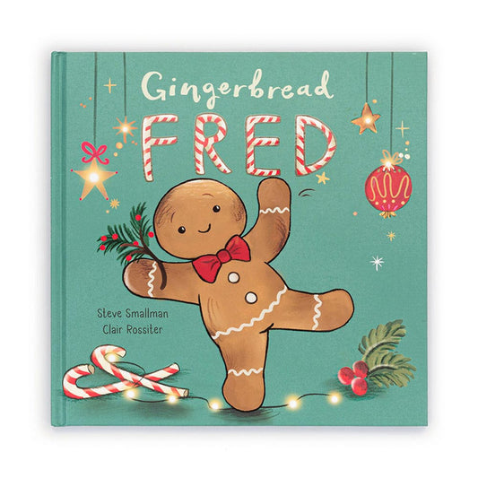 Jellycat "Gingerbread Fred" Book